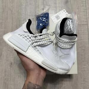 human race shoes white and black